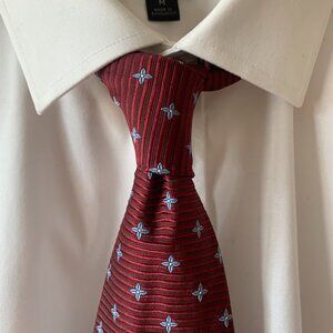 Italian silk textured tie